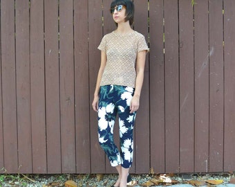 SALE - Y's Yamamoto Floral Print Army Pants