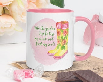 Gardener's Mug | Pink Mug | Mother's Day Mug | BFF Mug | Feminine Mug | Garden Mug | Gift for Her Mug