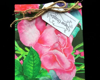 Floral Tea Towel | Botanical Bliss Tea Towel | Rose Floral Tea Towel | Botanical Tea Towel | Floral Tea Towel | Gardener Gift