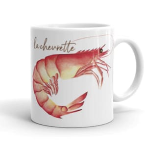 Taza de camarones: decoración costera de estilo sureño (325 ml y 430 ml)
