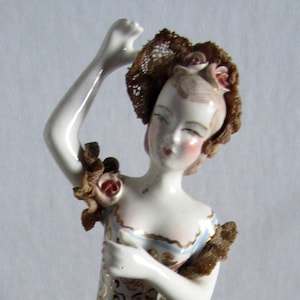 Dresden lace Ballerina figurine