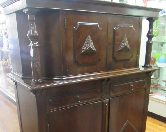 Vintage walnut cabinet