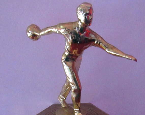 Vintage Bowling Trophy -big