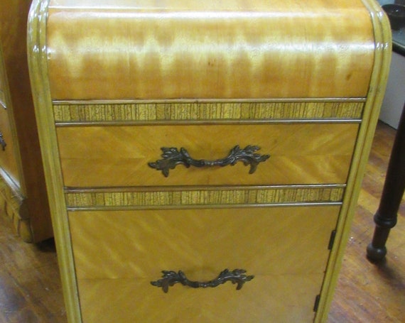 Art Deco Vanity Waterfall night stand or end table