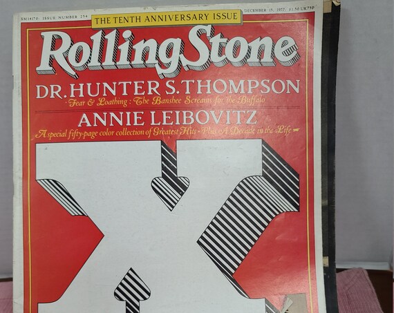 Rolling Stone magazine ten year anniversary issue