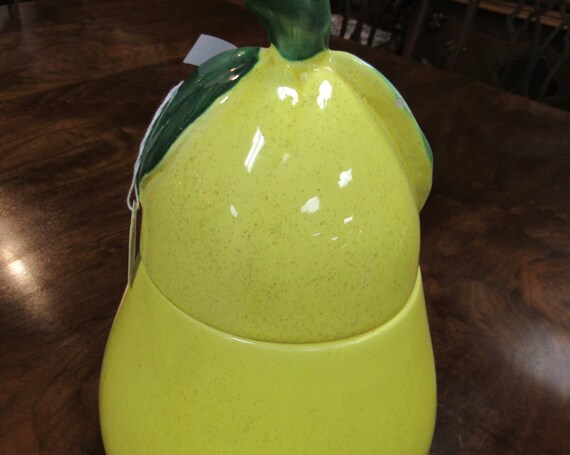 Pear cookie jar as seen on Six Feet Under