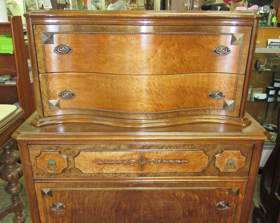 Burl Walnut Dresser