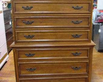 Vintage Walnut Cabinet Etsy