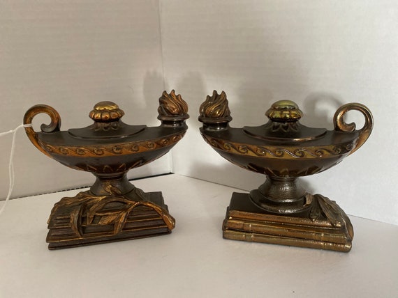 Aladdin’s Lamp bookends