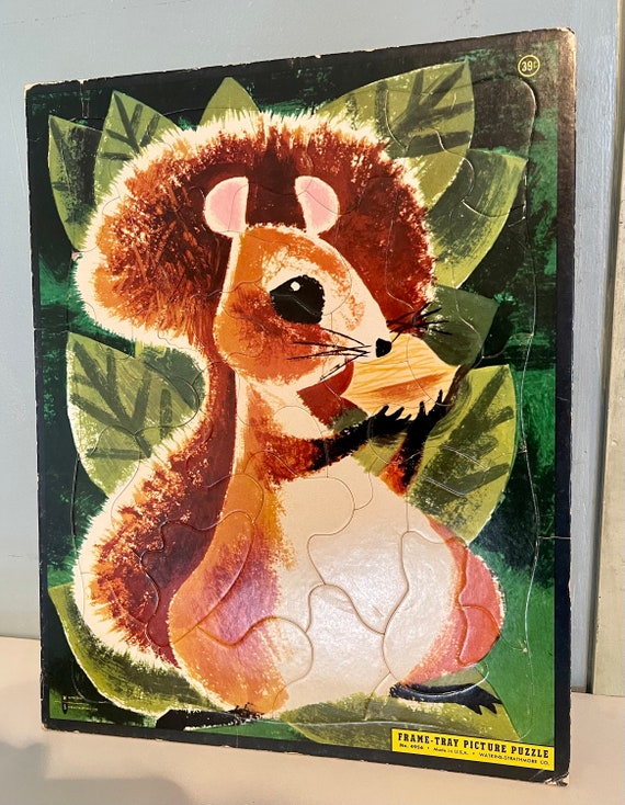 Vintage Squirrel puzzle