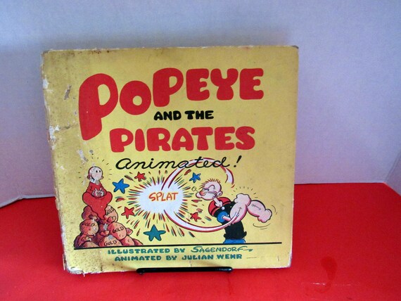 Popeye and the Pirates animated book