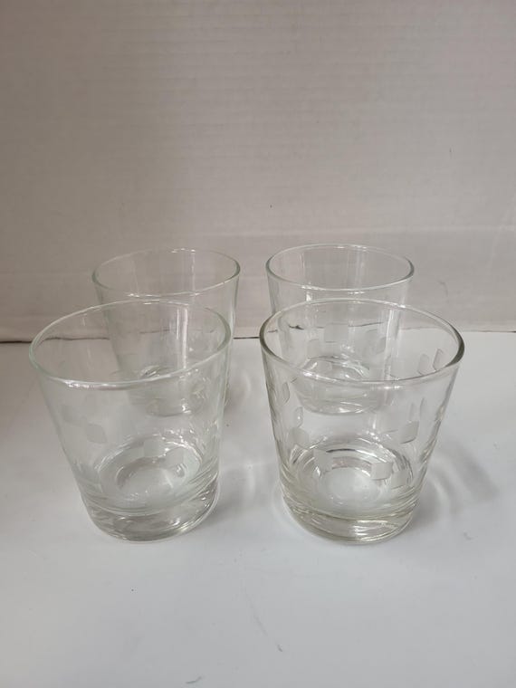 Etched Whiskey Glasses