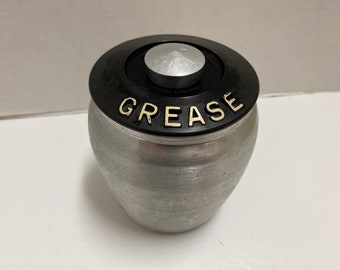 Kromex Grease Jar Canister