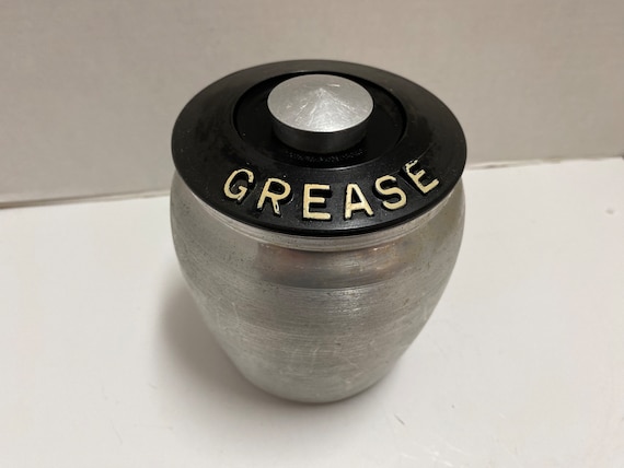 Kromex Grease Jar Canister
