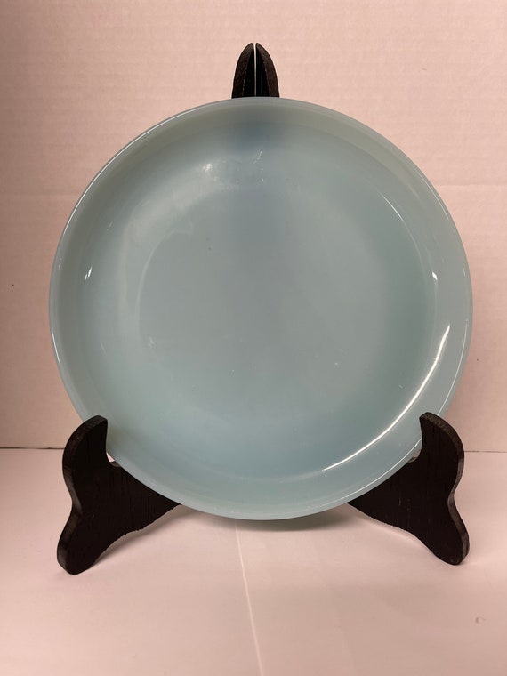 Fire King Blue Delphite salad plate