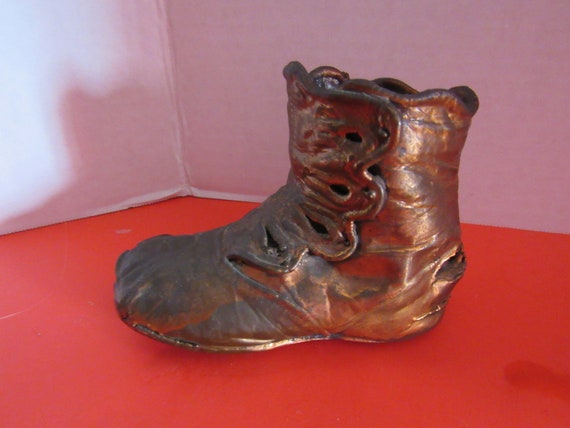 Bronzed Baby Shoe 1897