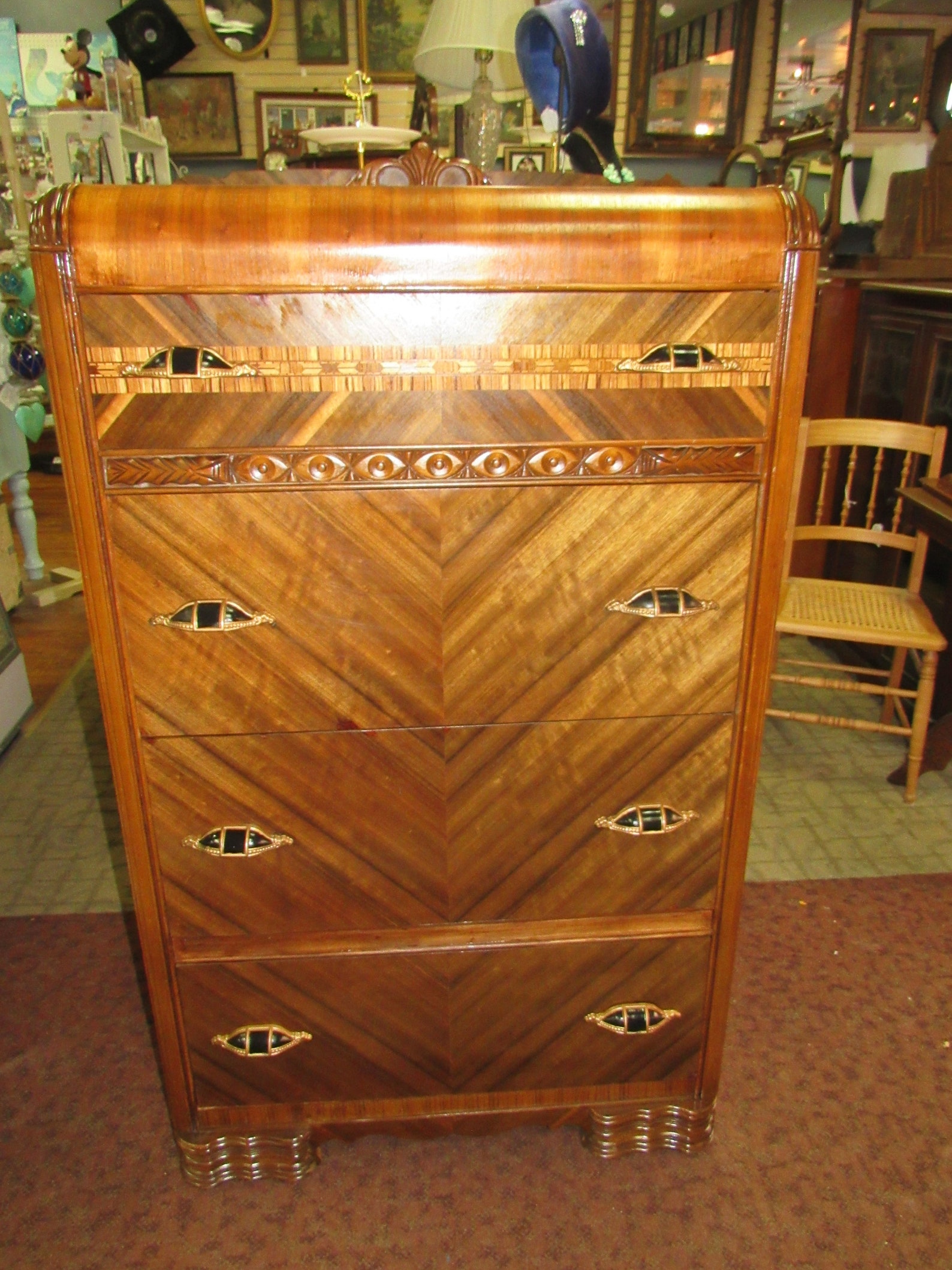 waterfall highboy dresser waterfall highboy dresser