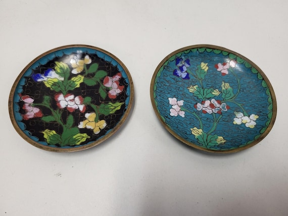 Small Cloisonne Plates