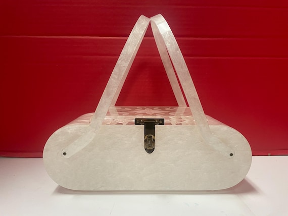 Double Handle Lucite Bag - image 4