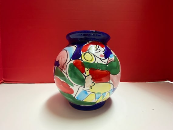 La Musa Italy Art Pottery Vase