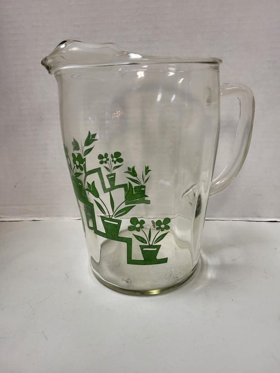 Large Glass Pitcher