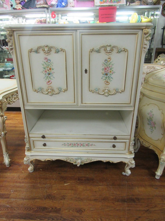 Italian TV cabinet Rococo Baroque by Silik