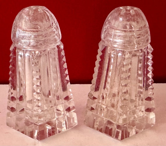 Crystal Salt and pepper shakers