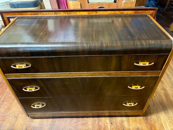 Art Deco Waterfall Dresser