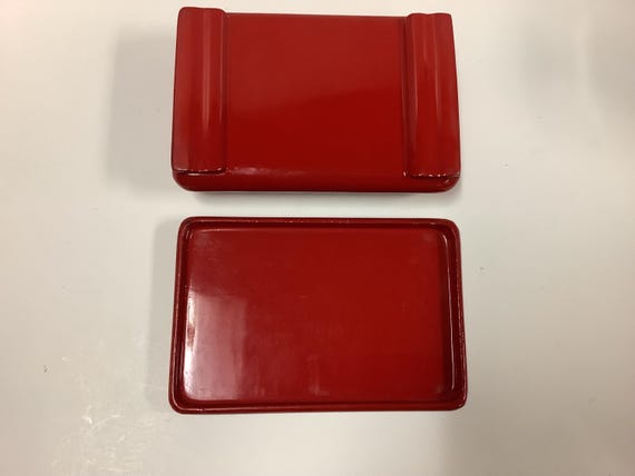 Red Box with Abalone Inlay - image 4