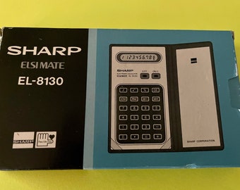 Sharp calculator with box