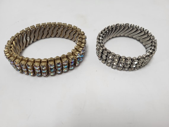 Expandable Rhinestone Bangles