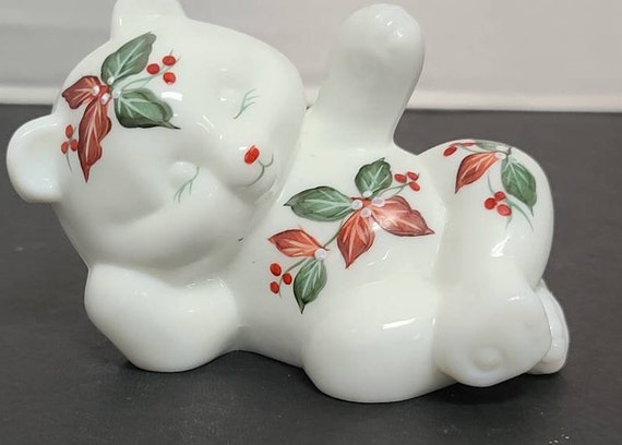 Fenton Christmas Bear with original box