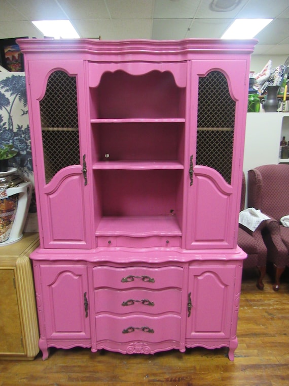 Hot pink cabinet