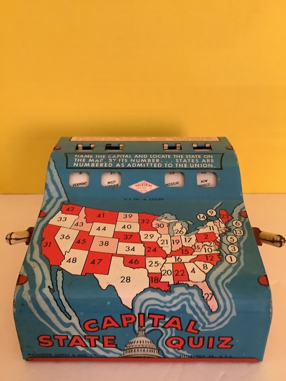 Wolverine State Capital Quiz toy