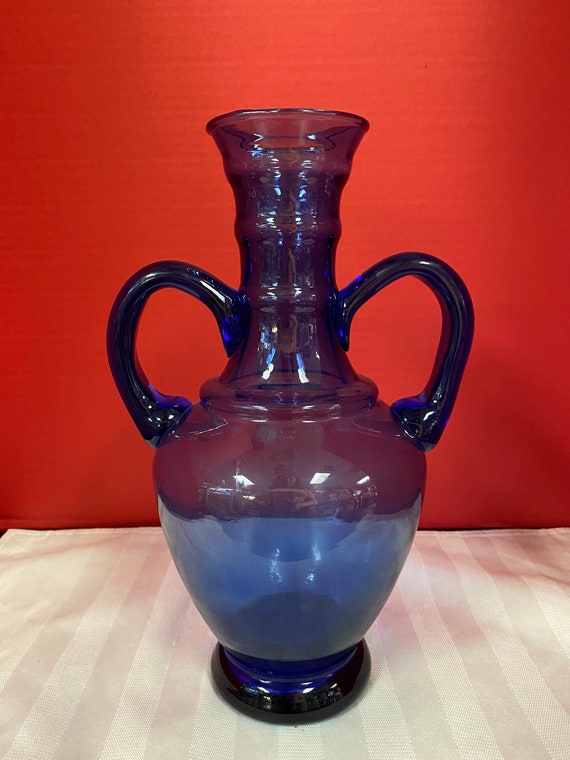 Cobalt Blue Glass Vase