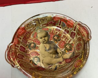 Tigela com rótulo de charuto - Arte popular