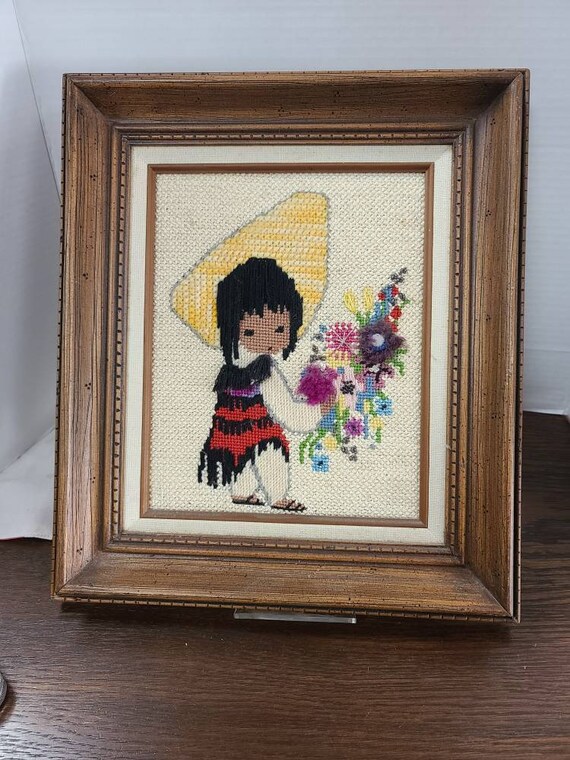 Mexican Child Needlepoint
