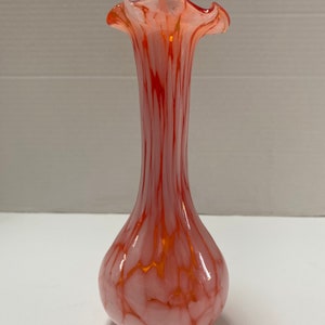 Ruffle Top Venetian Vase