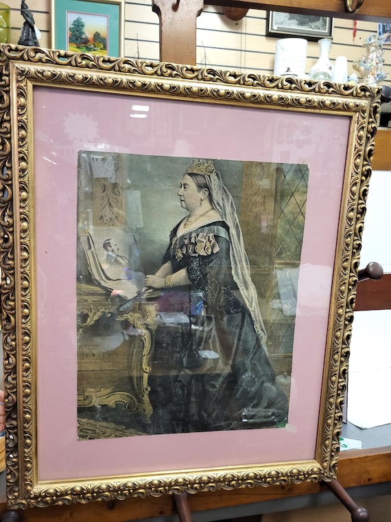 Queen Victoria Lithograph