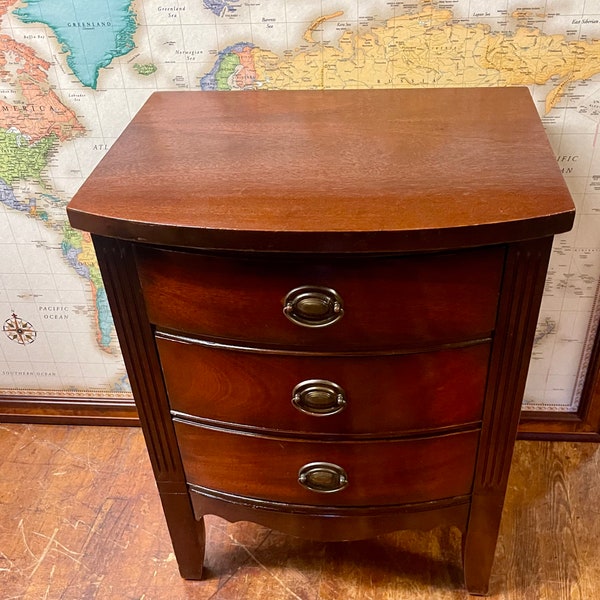Mahogany Nightstand Etsy