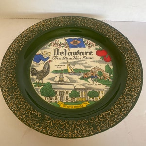 Delaware souvenir plate