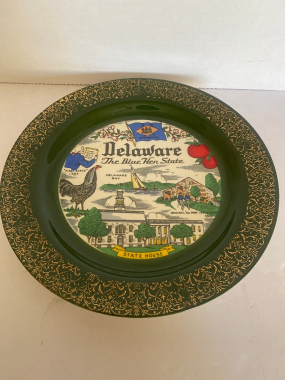 Delaware souvenir plate