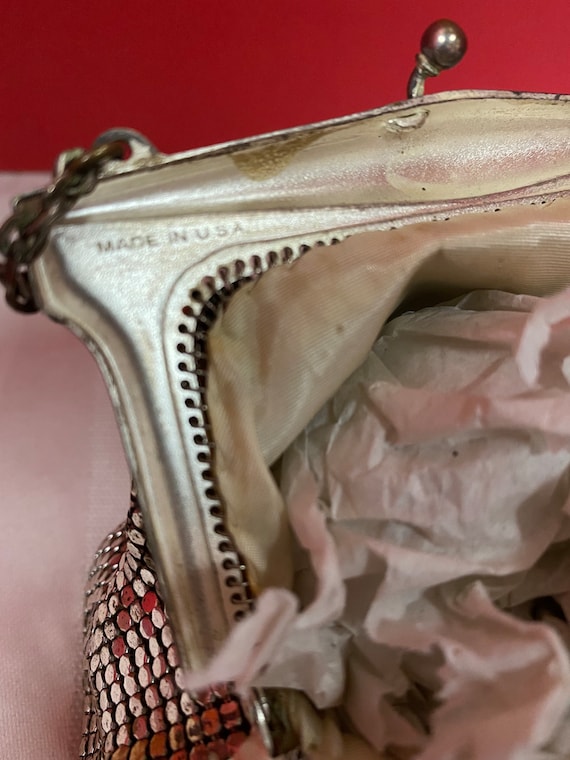 Silver Mesh Whiting and Davis Handbag - image 3