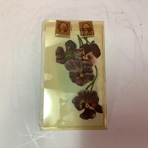 Boutons de manchette avec cartes postales