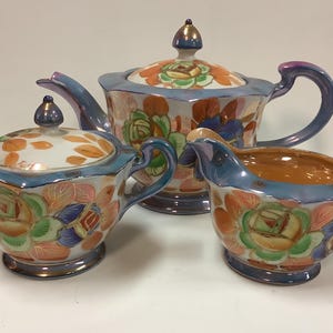Lusterware Tea Set
