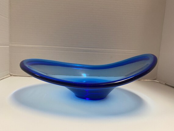 Free Form Cobalt Bowl