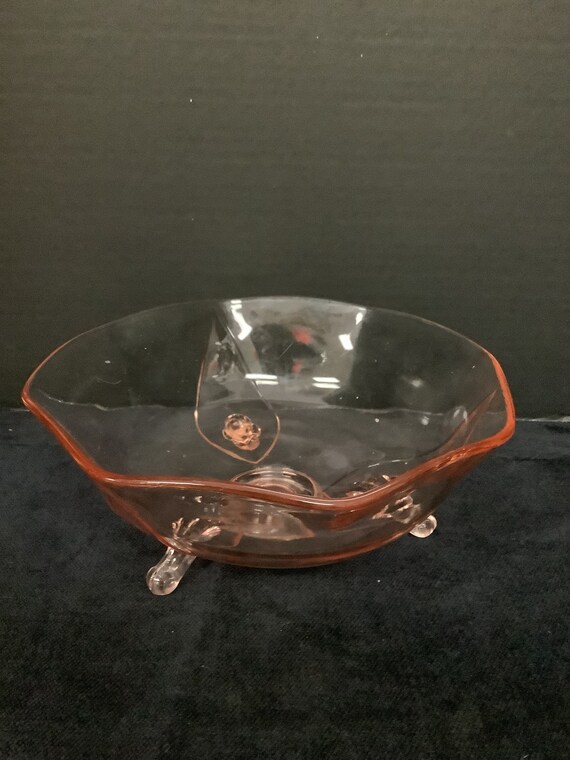 Pink Depression Glass Bowl