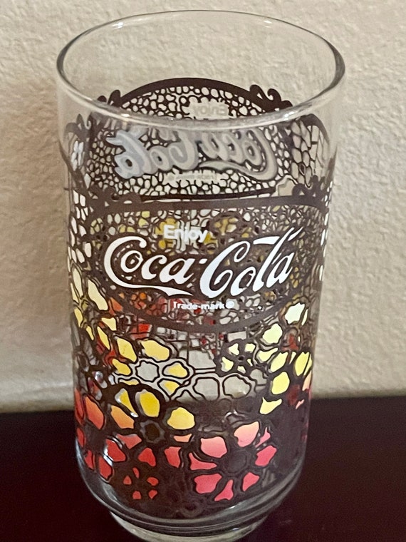 Coca-Cola FLOWER POWER glass