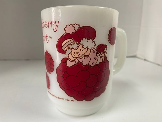 Fire King Raspberry Tart mug