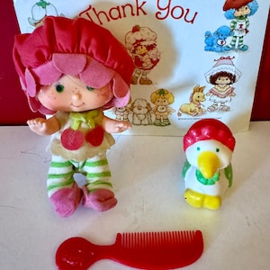 Cherry Cuddler & Gooseberry Goose Strawberry Shortcake friends